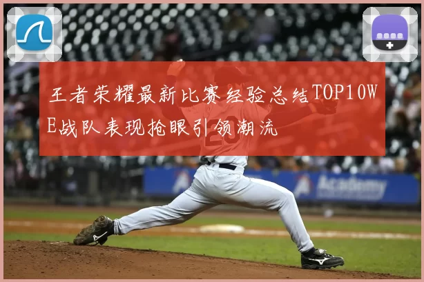 王者荣耀最新比赛经验总结TOP10WE战队表现抢眼引领潮流