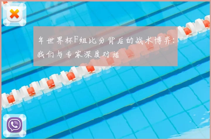 年世界杯F组比分背后的战术博弈：我们与专家深度对话