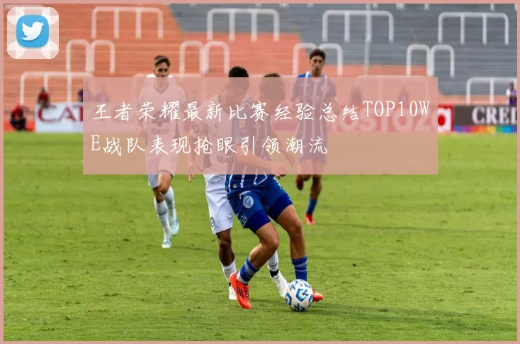 王者荣耀最新比赛经验总结TOP10WE战队表现抢眼引领潮流