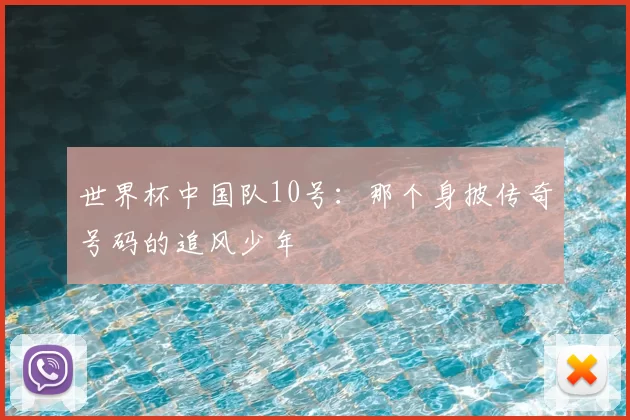 世界杯中国队10号：那个身披传奇号码的追风少年