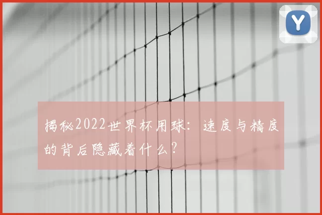 揭秘2022世界杯用球:速度与精度的背后隐藏着什么?